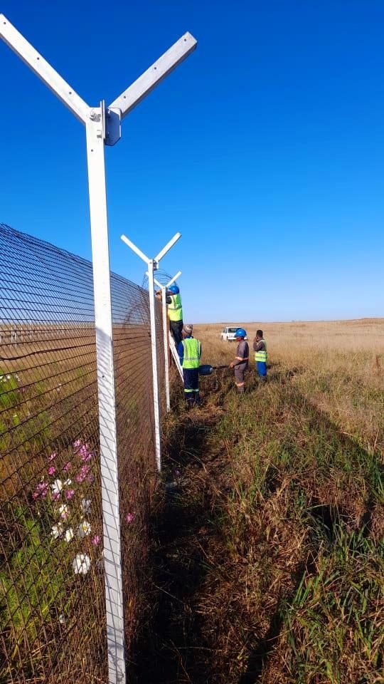 Fencing works